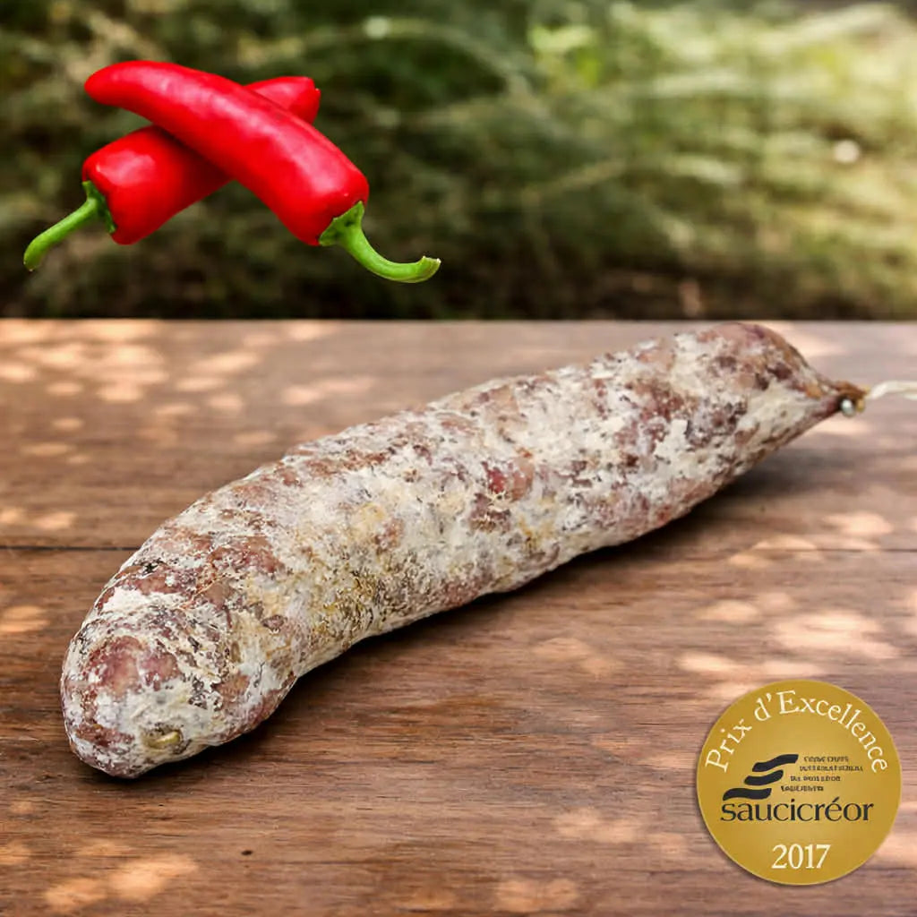 Saucisson artisanal piment Ôsaucissons
