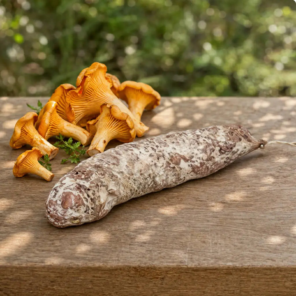 Saucisson artisanal girolles Ôsaucissons