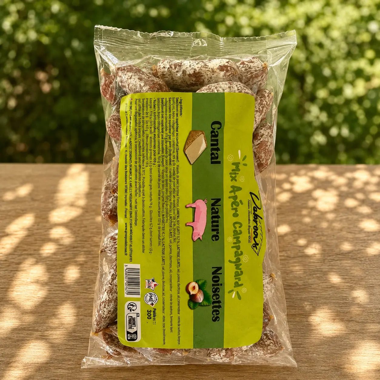 Mix apéro cantal nature noisettes Ôsaucissons