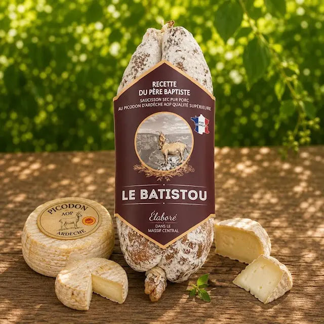 saucisson artisanal fromage chevre picodon Ôsaucissons
