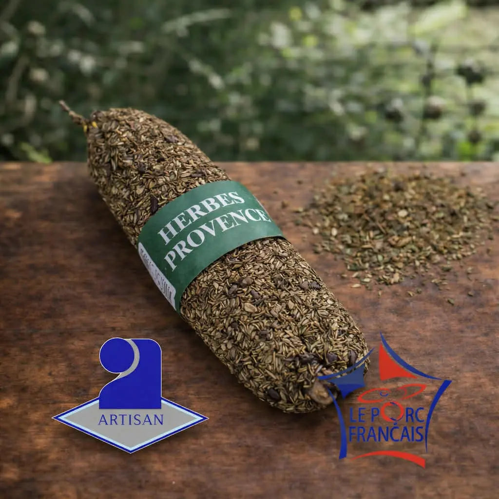Saucisson artisanal enrobé aux herbes Ôsaucissons