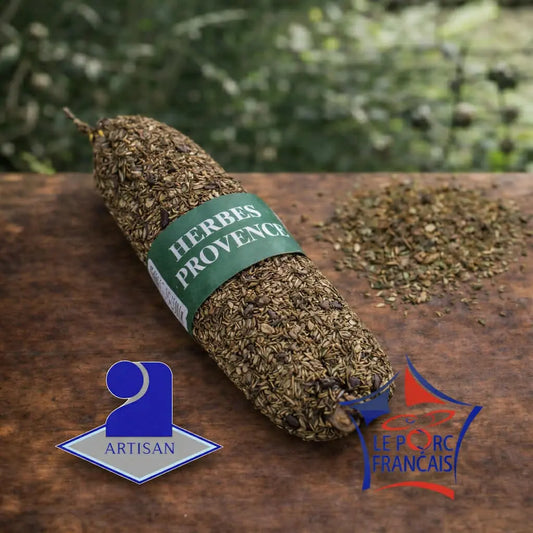 Saucisson artisanal enrobé aux herbes Ôsaucissons