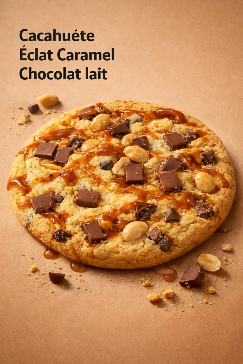 Cookie cacahouète éclats de caramel Ôsaucissons