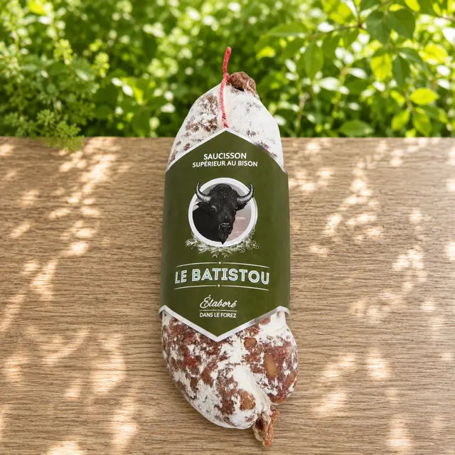 Saucisson artisanal bison Ôsaucissons