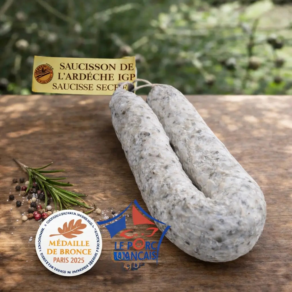 saucisson courbé d'Ardèche Ôsaucissons
