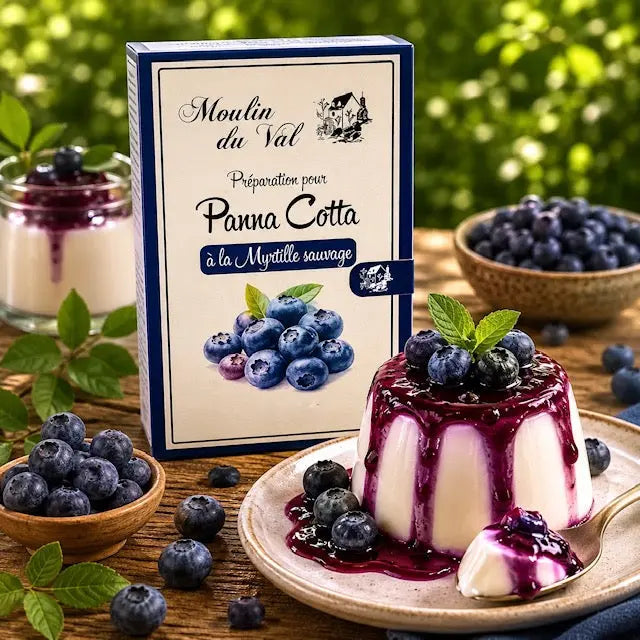panna cotta myrtilles sauvage Ôsaucissons