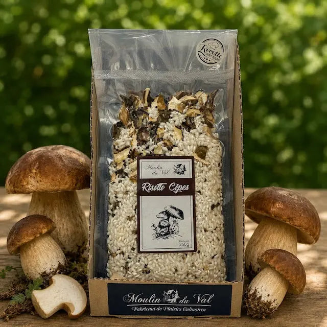 risotte onctueux aux cepes Ôsaucissons