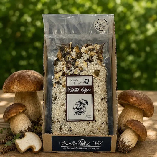 risotte onctueux aux cepes Ôsaucissons