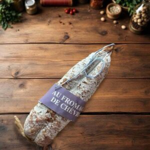 Saucisson artisanal fromage de chèvre