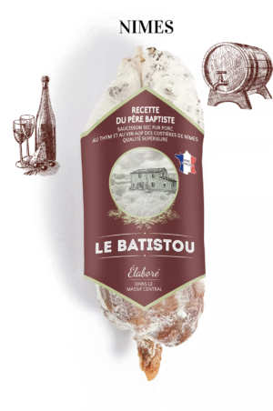 saucissons au VIN AOP DES COSTIERES DE NIMES